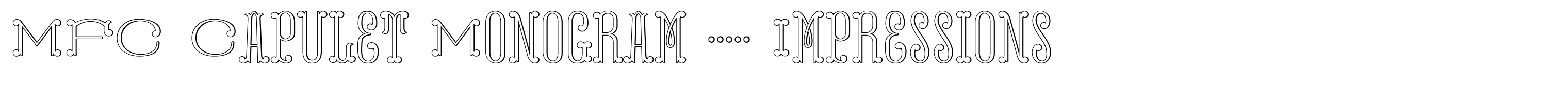 MFC Capulet Monogram 10000 Impressions